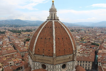 Fototapeta na wymiar The Duomo, Santa Maria del Fiore Cathedral in Florence