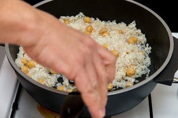 Zubereitung Reisgericht