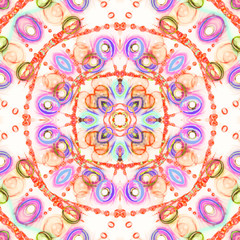 Abstract kaleidoscopic pattern.