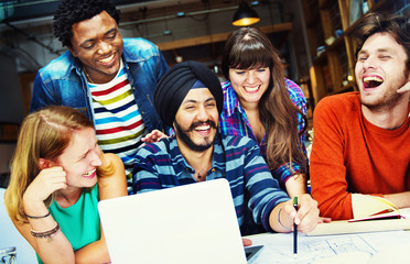 Diverse Architect People Group Working Concept