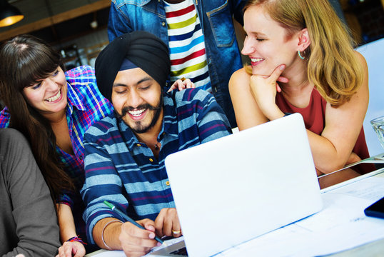 Diverse Architect People Group Working Concept