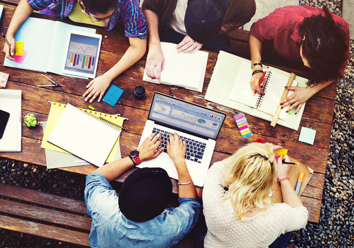 Diverse Architect People Group Working Concept