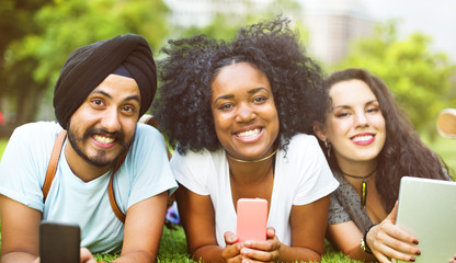 Talking Brainstorming Communication Friends Concept