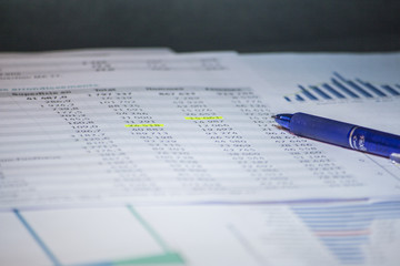 Etats de synth&egrave;se bureau