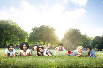 Diversity Friends Relaxation Communication Connection Concept