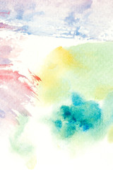 Abstract watercolor background.