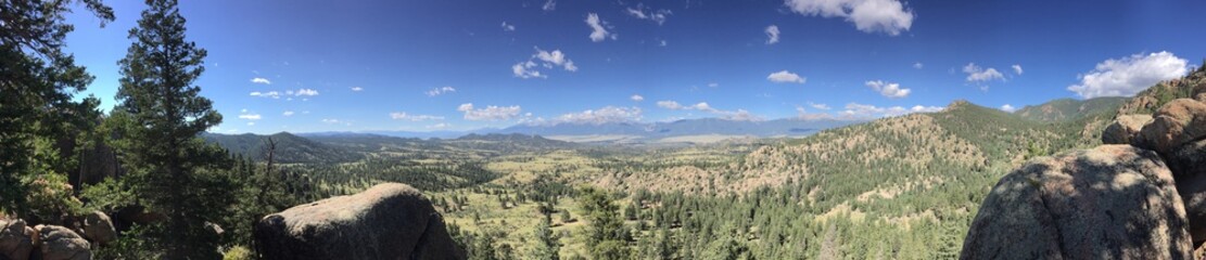 pike national forest panoramic