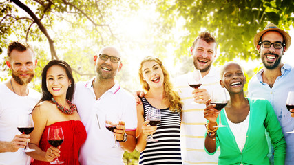 Friends Friendship Party Hanging out Concept