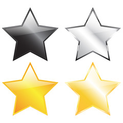 Obraz premium Set of stars