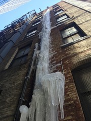 tall building with ice