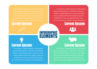 Obraz premium Info-graphic design template.Vector illustration
