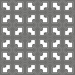 seamless geometric four sides arrow pattern