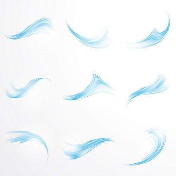 Vector abstract background set.