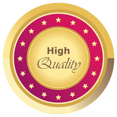 Ruder High Quality Button in rosa pink auf weißem Hintergrund