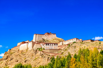 Shigatese iastle in Tibet