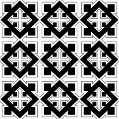 seamless geometric four sides arrow pattern