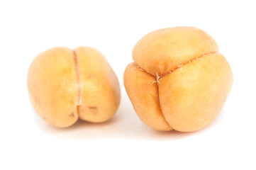 Litchi Against On White Background
