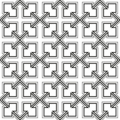 seamless geometric four sides arrow pattern