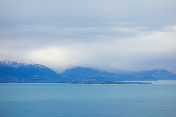 Fototapeta na wymiar Sea view in Kaikoura