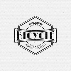 Bicycle badges logos and labels for any use.