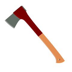 Realistic illustration axe
