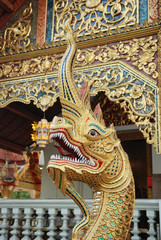 Fototapeta na wymiar Old Buddhist temple in Thailand