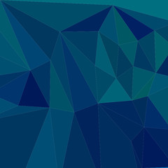 Medium Teal Blue Abstract Low Polygon Background
