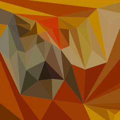 Mahogany Brown Abstract Low Polygon Background