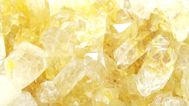 citrine geode geological crystals 
