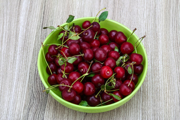 Cherry in the bowl