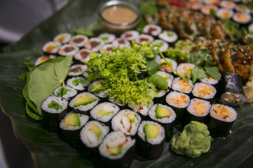 Sushi auf Buffet / Catering