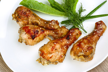 Grilled chicken legs