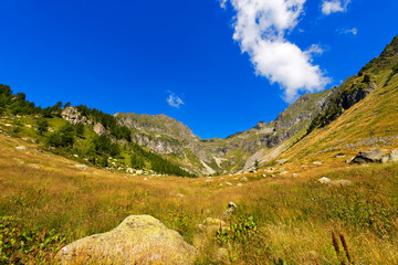 National Park of Adamello Brenta - Italy. Peaks in the National Park of Adamello Brenta. Trentino Alto Adige, Italy