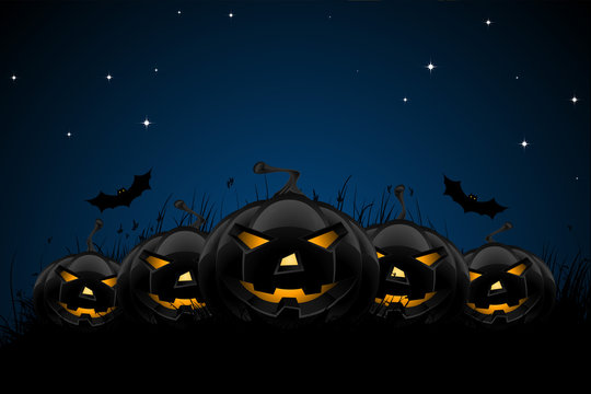 Halloween night background