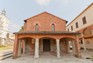 Fototapeta na wymiar Oratory of St Sigismondo (XI c.) in Milan, Italy