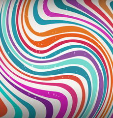 Abstract forms of art presentation template