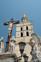 Fototapeta na wymiar Papstpalast von Avignon | Provence