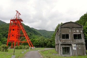 美唄市の炭坑メモリアル森林公園