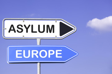 Obraz premium Asylum and Europe