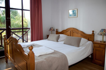 Double Bed In The Bedroom