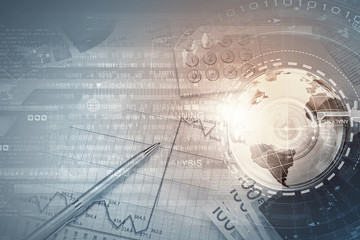 Obraz premium Business Earth images