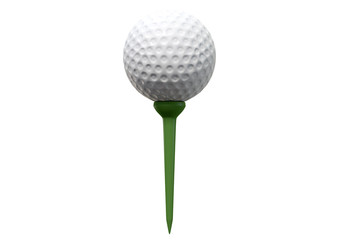Golf Ball On Tee