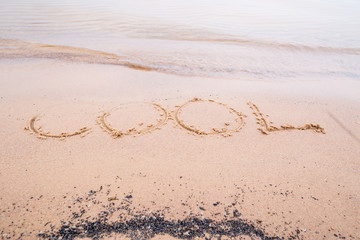 Inscriptions on the sand: Cool