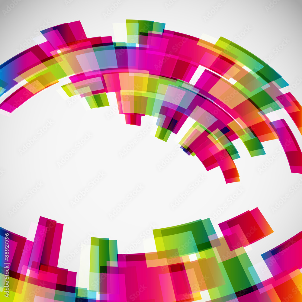Poster Abstract background with digital design elements.
