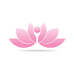 People lotus yoga plant