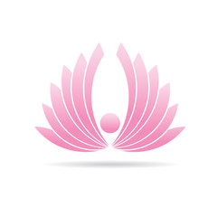 People lotus yoga plant