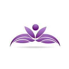 People lotus yoga plant