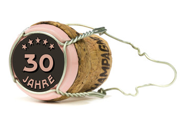 Champagnerkorken Rose´ 30 Jahre
