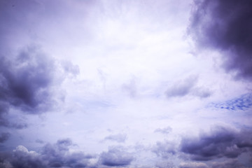 Storm clouds in the sky