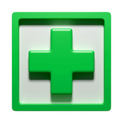 3d pharmacy symbol